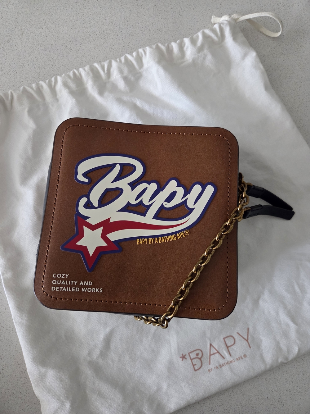 Bapy by A Bathing Ape Brown Bag